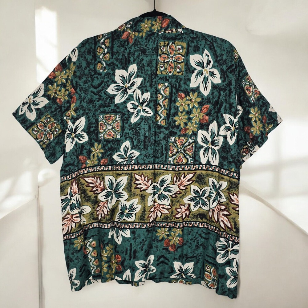 VTG Hilo Hattie Hawaii Midi Dress Matching Hawaiian Shirt Set Woman Medium/Large - Picture 11 of 13